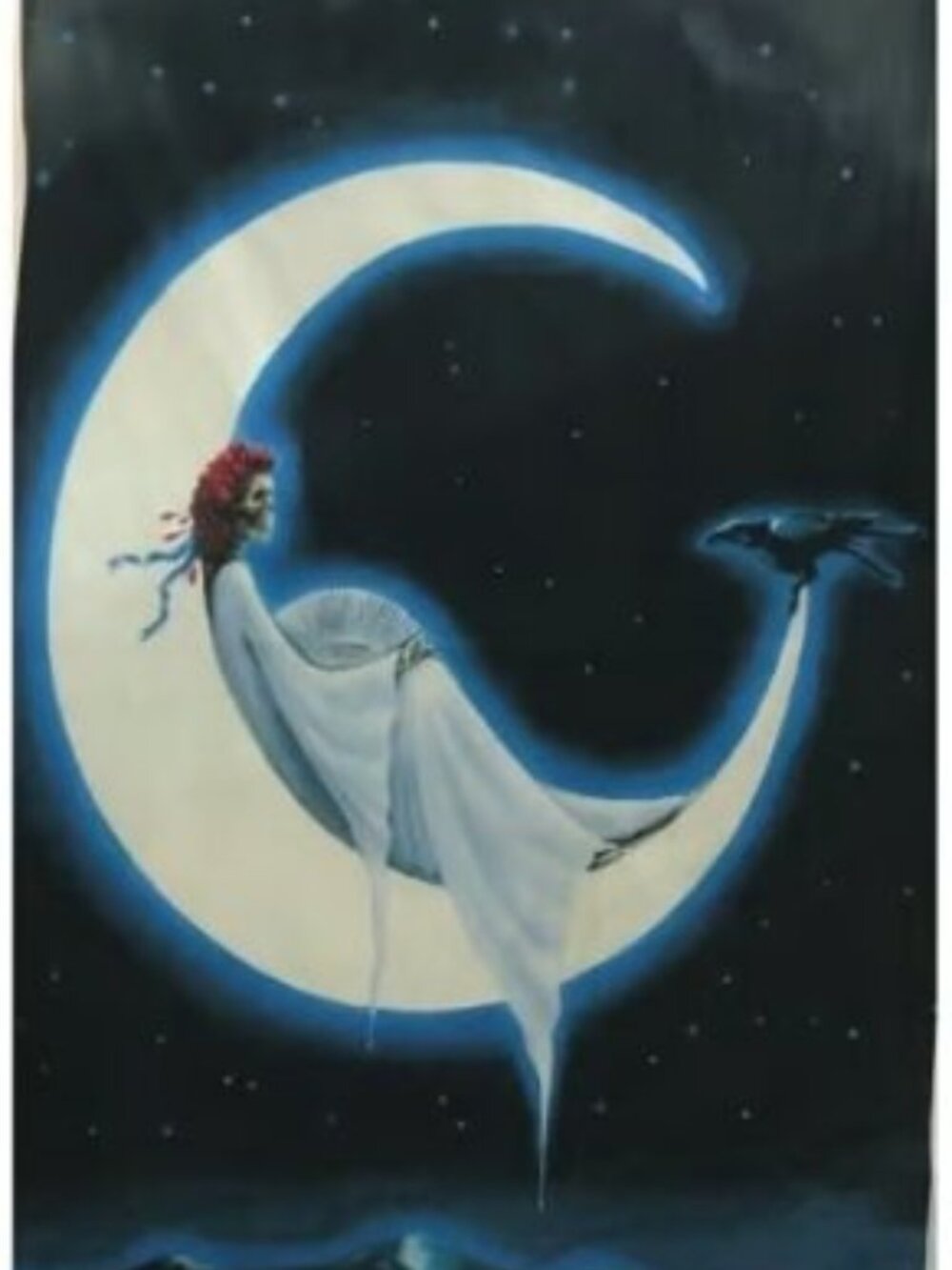 Grateful Dead Sleeper Moon Tapestry ~ w/Corner Loops ~ 30" x 45" ~Brand New!